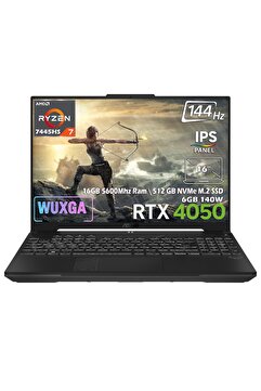 ASUS TUF A16 FA607NUG-RL125-Gaming AMD Ryzen 7 7445HS 16GB 512GB SSD RTX 4050 6GB 16" FHD+ WUXGA IPS Fdos