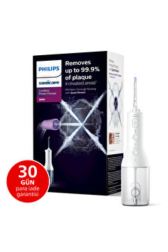 Philips Sonicare Power Flosser 3000 Ağız Duşu, Hızlı ve Etkili Diş Arası Temizliği, Beyaz, HX3826/31