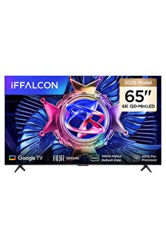 iFFALCON 65U95A 65 İnç Akıllı TV QD-Mini LED Google TV, 144Hz Yenileme Hızı (2026 Model)