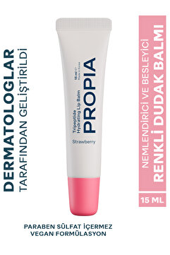 Propia Tripeptit Içeren Nemlendirici Besleyici Ve Dolgunlaştırıcı Çilekli Pembe Renkli Dudak Balmı 15 ml