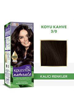 Wella Koleston Naturals 3/0 Koyu Kahve Saç Boyası
