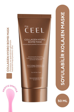The Ceel Soyulabilen Kolajen Maske Glutatyon, Ceramide Np ve Yeşil Çay Özlü 50 ml