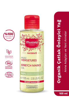 Mustela %100 Doğal İçerikli Organik Sertifikalı Nemlendirici  Kokusuz Çatlak Yağı 105 ml