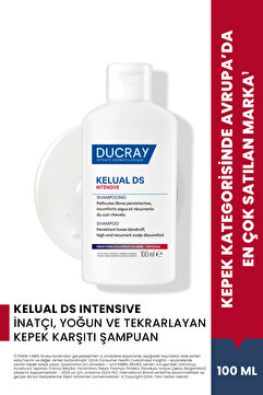 Ducray Kelual DS Intensive İnatçı, Yoğun ve Tekrarlayan Kepek Karşıtı Şampuan 100 ml