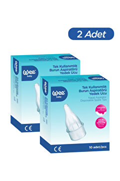 Wee Baby Burun Aspiratörü Yedek Uç Seti (10x2 20 Adet)