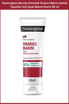 Neutrogena Norveç Formülü Onarıcı Bakım Çatlak Topuklar İçin Ayak Bakım Kremi 50 ml