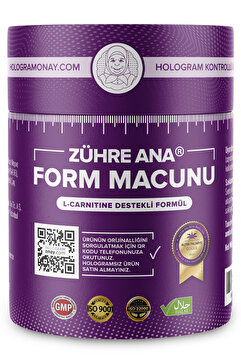 Zühre Ana L-carnitine Destekli Form Macunu Orijinal Hologramlı Ürün