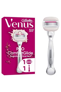 Gillette Venus Venus Comfort Glide Sugarberry Tıraş Makinesi + 1 Adet Başlık