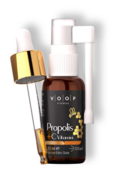 VOOP Propolis C Vitamini Sprey-damla - 20 ml | Bağışklık Sistemi Güçlendirici