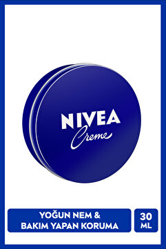 NIVEA Nemlendirici Creme 30ml, Yoğun Nemlendirici, Bakım Yapan Koruma,Eucerit, Yumuşak Cilt, El Yüz Vücut