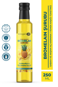 Collagen Life Bromelain Ananas İçeren Şurup Syrup 250ml
