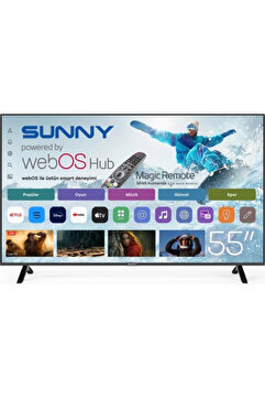 Sunny 55'' 136 Ekran UHD WEBOS 2.0 D-DUAL LED TV (SN55FMN252)