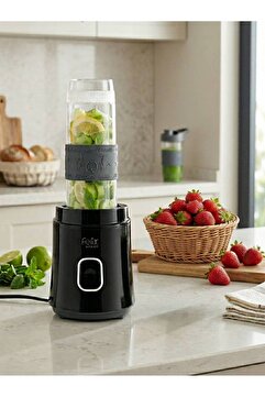 Arzum FL196 Felix Mix N Joy Kişisel Blender 600W, 570ml Hazne, 400ml Şişe, Siyah