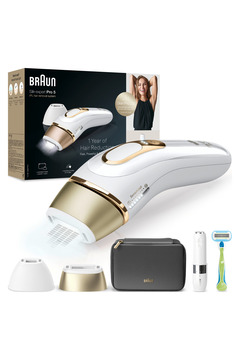 Braun IPL Silk·expert Pro 5, Evde Lazerle Tüy Alma, Mini Yüz Tüy Alma Cihazı, 2 Başlık, PL5146
