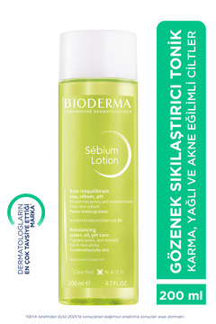 Bioderma Sebium Lotion Salisilik Asit İçeren Gözenek Sıkılaştırıcı Siyah Nokta Karşıtı Tonik 200 ml