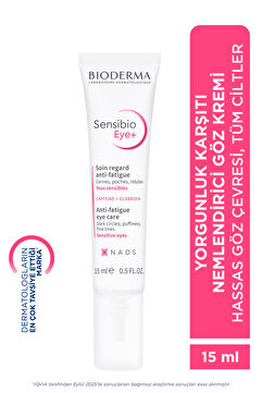 Bioderma Sensibio Eye+ Hassas Göz Çevresi Yorgunluk, İnce Çizgi Karşıtı Nemlendirici Göz Kremi 15 ml