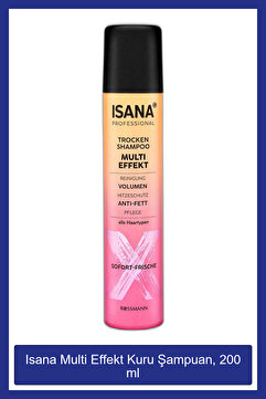 Isana Professional Multi Effekt Kuru Şampuan, 200 ml