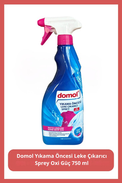 Domol Yıkama Öncesi Leke Çıkarıcı Sprey Oxi Güç 750 ml