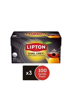 Lipton Earl Grey Demlik Poşet Çay 100lü 3 Adet