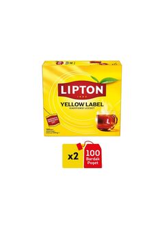 Lipton Fs Yellow Label Bardak Poşet Çay 100lü 2 Adet