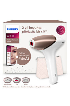 Philips Lumea 9900 Serisi BRI953/01 IPL Tüy Alma, SkinAI Uygulama,Vücut,Yüz ve Bikini,3 Başlık,Çanta