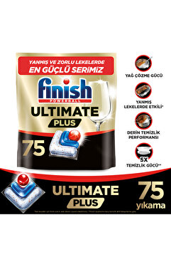 Finish Ultimate Plus Bulaşık Makinesi Deterjanı Kapsül Tablet 75 Adet