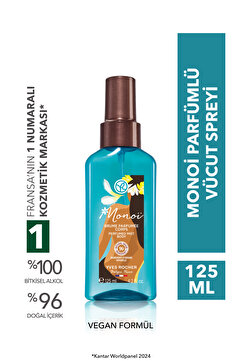 Yves Rocher Monoi Parfümlü Vücut Spreyi-Egzotik, Sıcak ve Çekici-Monoi de Tahiti-Vegan-125ml