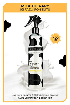 Morfose Milk Therapy Çift Fazlı Fön Sütü 2’li 400ml