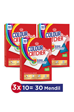 K2R Renk Koruyucu Mendil 3x10'lu Paket (30 YIKAMA)