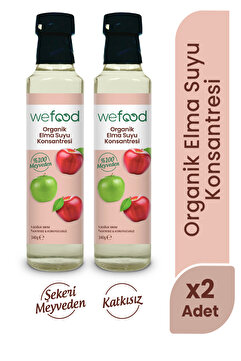 Wefood Organik Elma Suyu Konsantresi 340 Gr 2'li