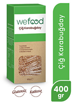 Wefood Glütensiz Çiğ Karabuğday Tanesi 400 gr (Greçka)