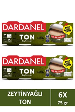 Dardanel Zeytinyağlı Ton Balığı 3x75 gr X 2 Adet