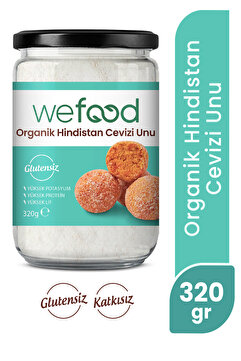 Wefood Organik Glütensiz Hindistan Cevizi Unu 320 Gr (organik Sertifikalı)