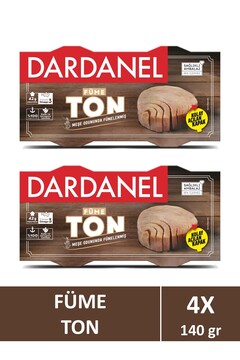 Dardanel Ayçiçek yağlı füme ton 4 X 140 gr
