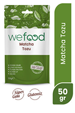 Wefood Matcha Tozu 50 gr (Yeni İthal)
