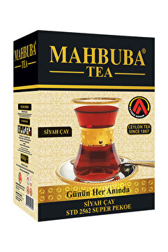 Mahbuba Std 2562 Super Pekoe Ithal Seylan Sri Lanka Ceylon Kaçak Siyah Yaprak Çayı 400gr