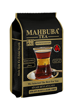 Mahbuba Std 2571 Earl Grey Bergamot Aromalı Ithal Seylan Sri Lanka Ceylon Kaçak Siyah Yaprak Çayı 200gr