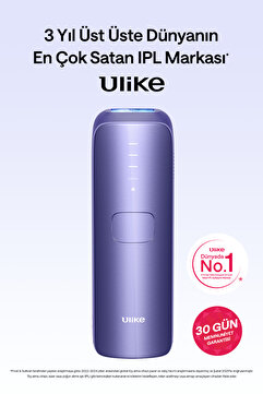 Ulike Air 3 Acıyı Önleyen Sapphire Buz Soğutma IPL Lazer Epilasyon Aleti Mor, 700.000 Atım, Deri Kutulu