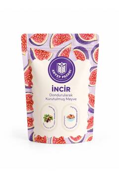 Antep Pazarı İncir Kuru Meyve Cipsi - Dondurularak Kurutulmuş Freeze Dried Çıtır İncir - 15g