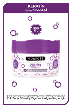 Morfose Keratin İçerikli Saç Maskesi 500 ml