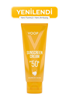 VOOP Vücut & Yüz Güneş Kremi Çok Yüksek Koruma 50 Spf - 100 ml | Hyaluronic Asit & Aloe Vera