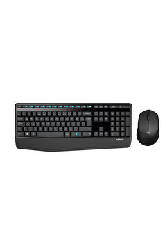 logitech MK345 Kablosuz Türkçe Q Klavye Mouse Seti, Siyah 920-006514