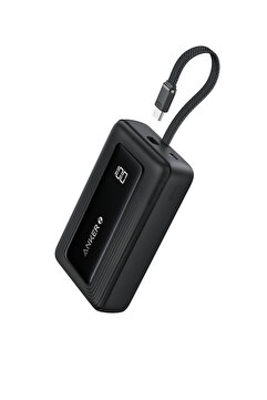 Anker Zolo 10.000 mAh Powerbank, Taşınabilir Şarj Cihazı, 30W, USB-C, Siyah - A1688