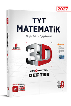 3D Yayınları TYT Matematik Defter Video Destekli