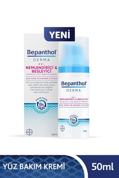 Bepanthol Derma Nemlendirici & Besleyici Günlük Yüz Bakım Kremi 50ml