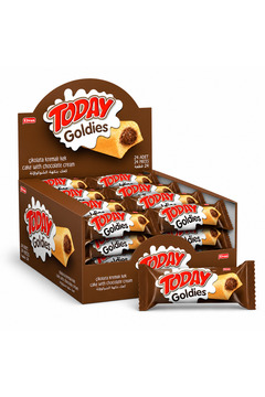 Elvan Today Goldies Çikolata Kremalı 35 Gr. 24 Adet (1 Kutu)