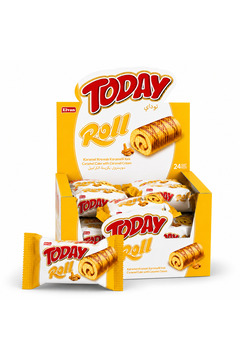 Elvan Today Swiss Roll Karamel Kek 35 Gr 24 Adet (1 Kutu)