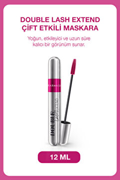 Farmasi Çift Etkili Hacim ve Uzunluk Veren Maskara | Double Lash Extend