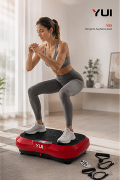 Yui Vs5 Max 2d Xxl Vibration Plate Hoparlör-kumandalı Yüksek Titreşimli Zayıflama Aleti-150 Kg Taşıma