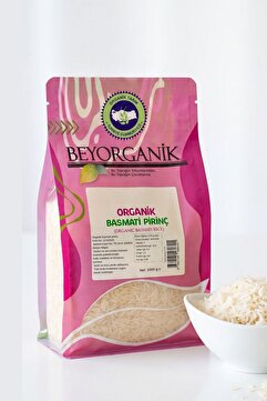 BEYORGANİK Organik Basmati Pirinç 1kg (PESTİSİT VE AFLATOKSİN ANALİZLİ)